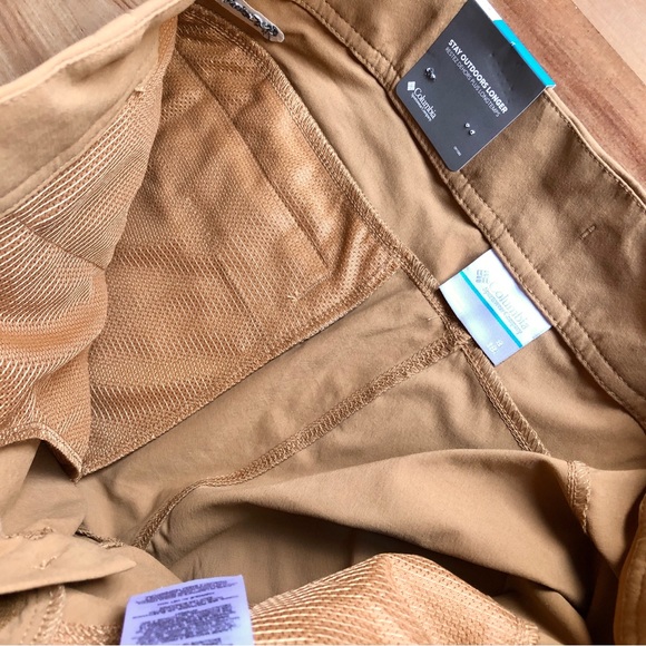NEW COLUMBIA Anytime Outdoor Capri Pants Brown Size 8 Women’s - Picture 6 of 16